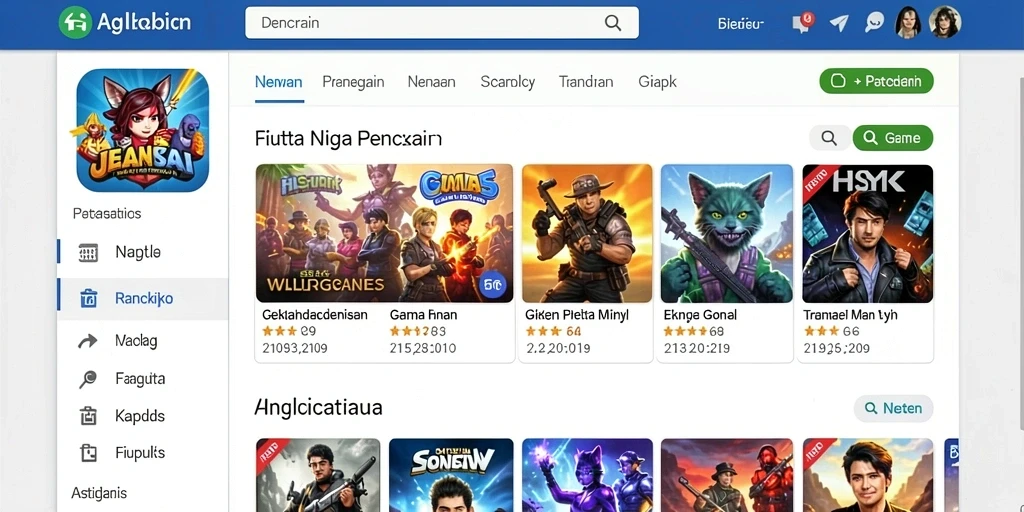 Tampilan grafis yang memukau dalam permainan.