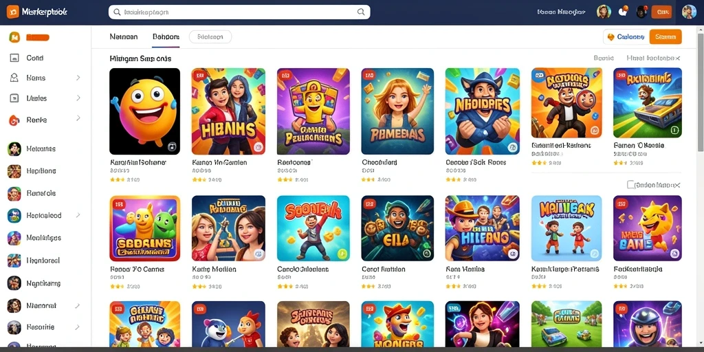 Tampilan menu utama yang intuitif dan menarik.
