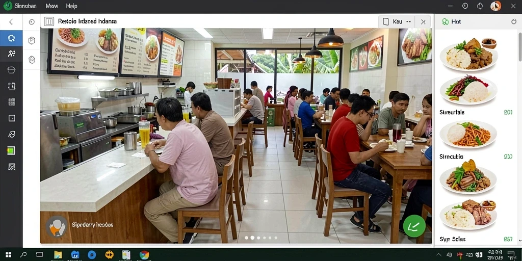 Tampilan antarmuka aplikasi yang menarik dan modern.