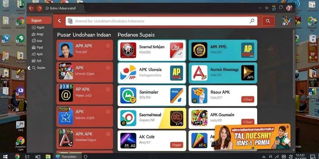 Tampilan antarmuka C8VIP yang modern dan menarik.