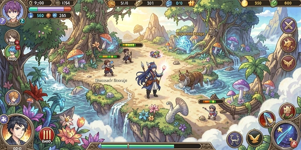 Screenshot menampilkan grafik permainan yang memukau.