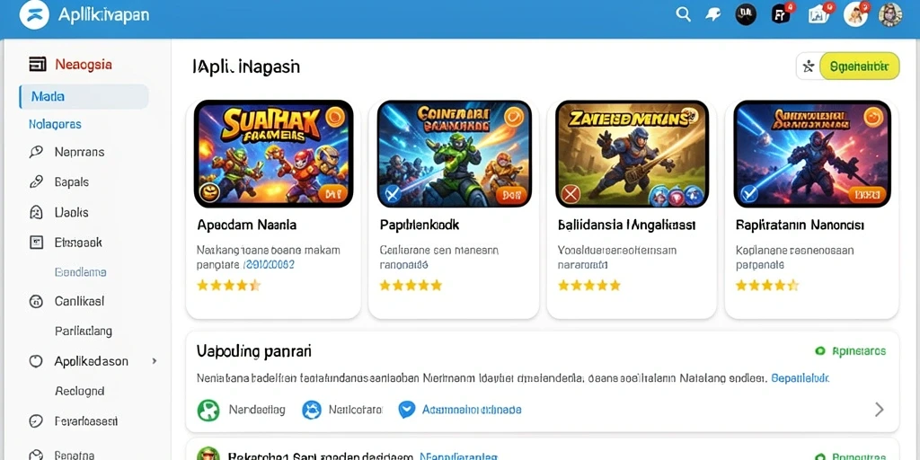 Tangkapan layar menampilkan petualangan menarik dalam game.