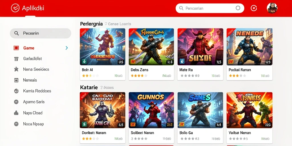 Tangkapan layar menampilkan antarmuka permainan yang menarik.