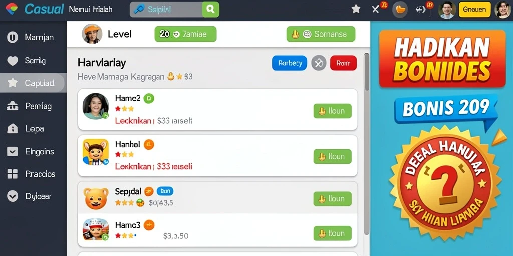 Tampilan antarmuka utama LANCAR138 yang menarik.