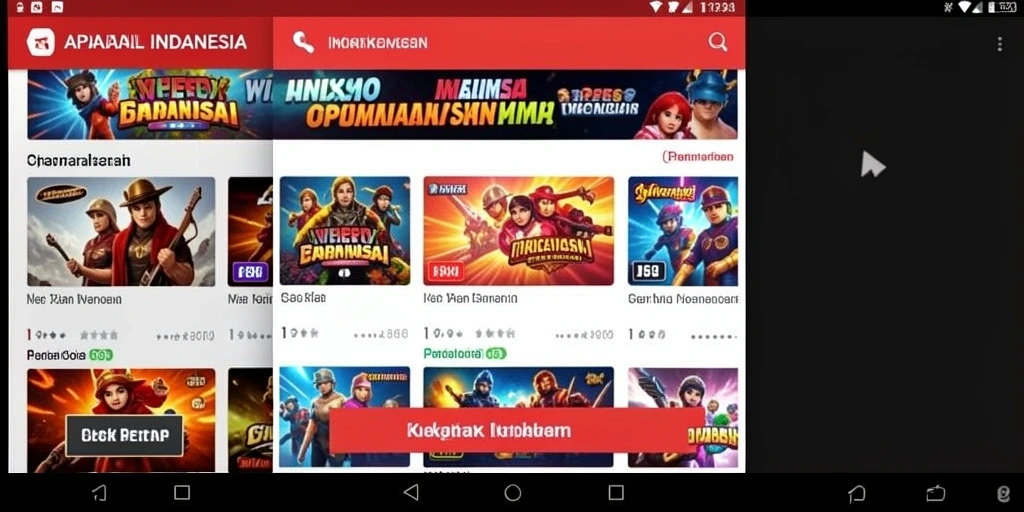 Tampilan awal yang menarik dan mudah dipahami.