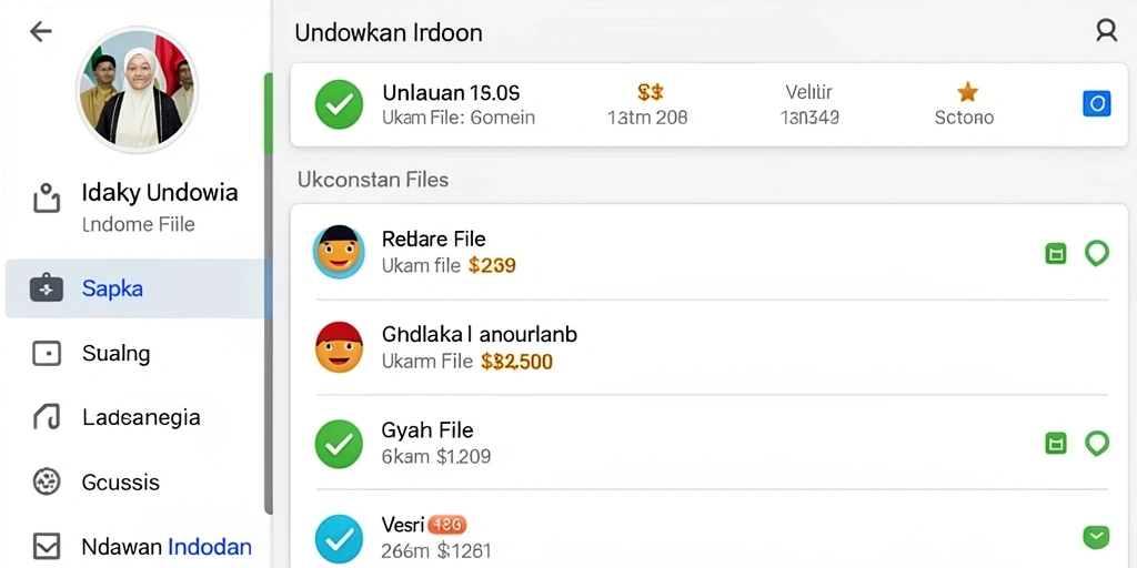 Tampilan antarmuka aplikasi OKWIN yang modern.