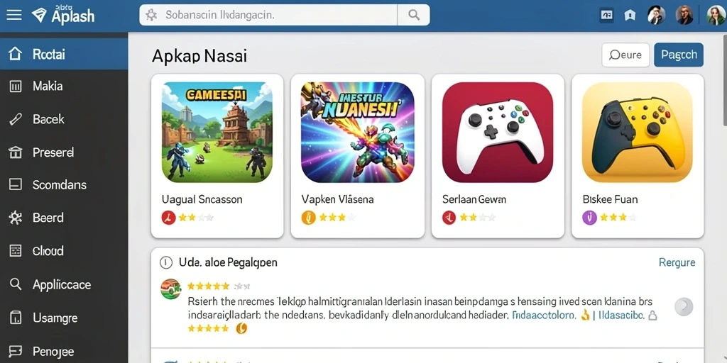 Tampilan antarmuka yang menawan dan mudah digunakan.