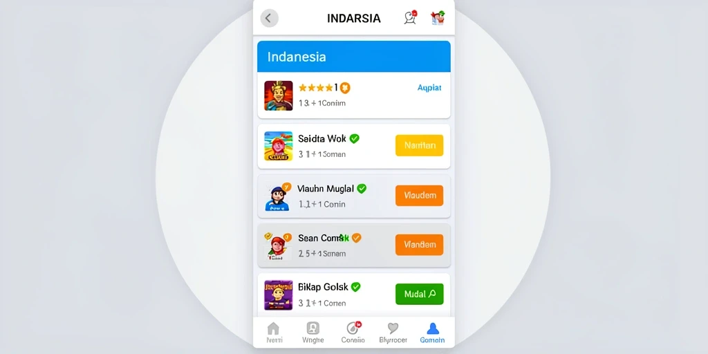 Tampilan awal permainan yang menarik dan intuitif.