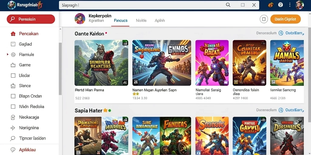 Tampilan antarmuka yang ramah pengguna.