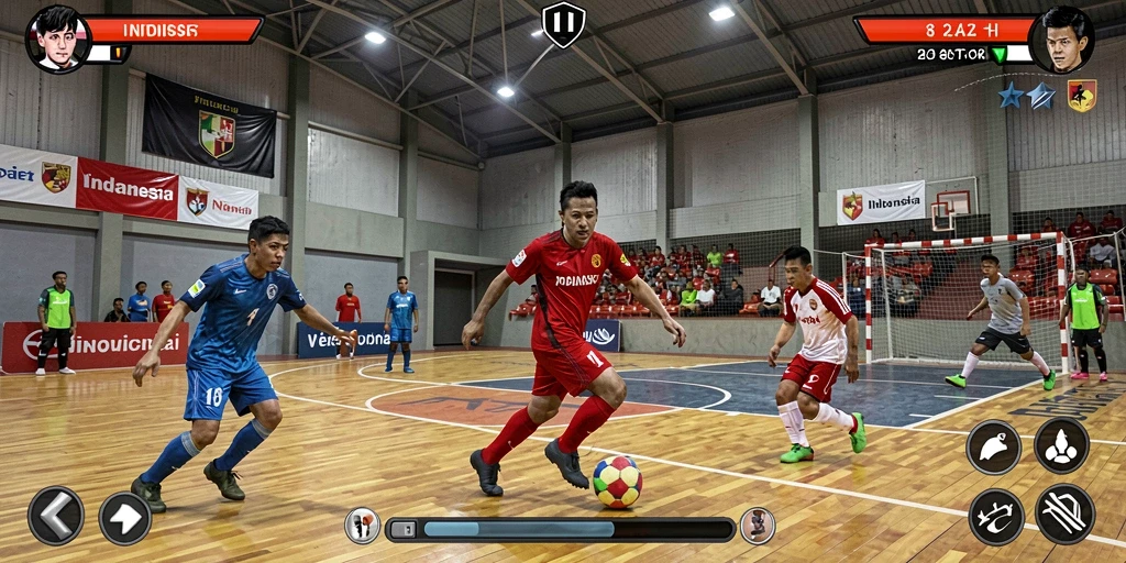 Tampilan karakter yang menarik dan detail.