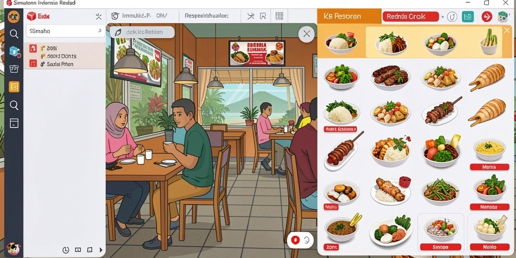 Tampilan antarmuka yang user-friendly.