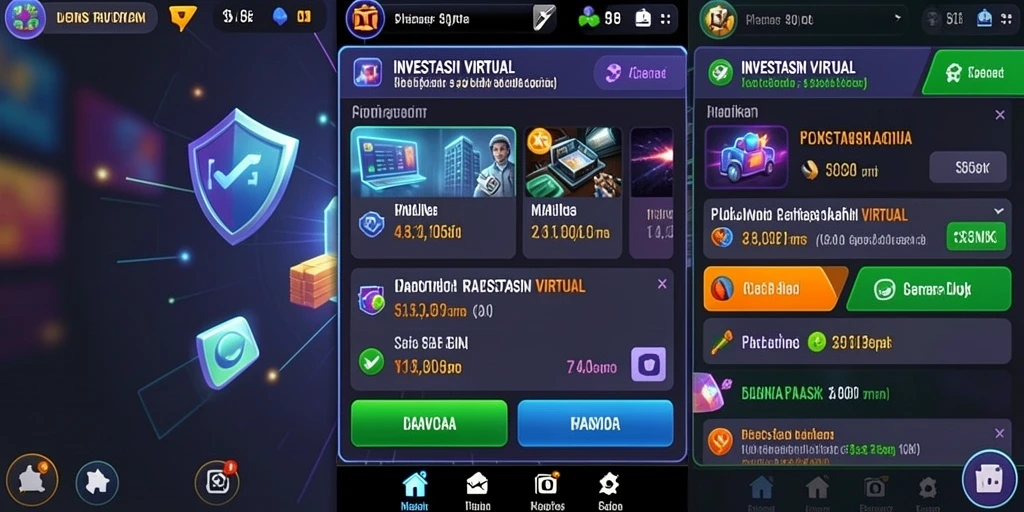 Tampilan menu utama yang menarik dan mudah dinavigasi.